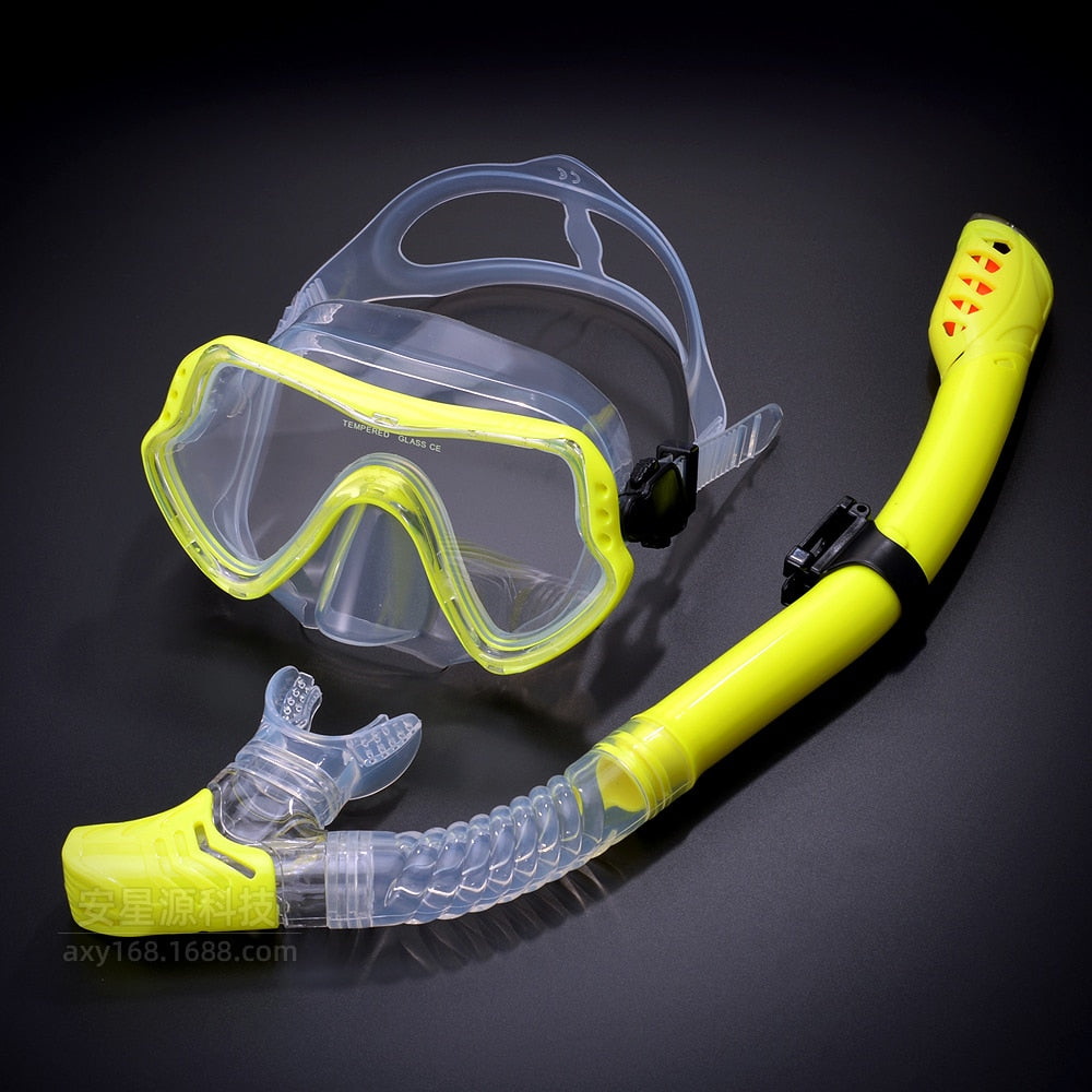 Masque de Plongée Luxe avec Tuba Anti-Buée – Image 8