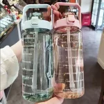 Bouteille Sport Portable 2L Grande Capacité