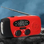 Radio d’Urgence Solaire Dynamo avec Lampe LED