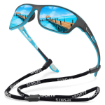 Lunettes sport polarisées homme pêche conduite anti-reflet UV400 incassables
