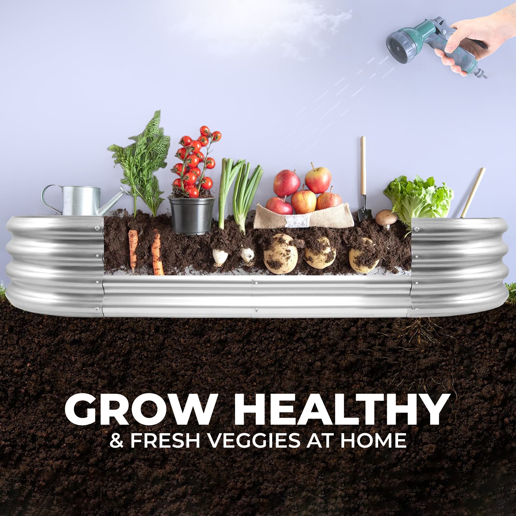 Carré potager surélevé acier galvanisé robuste – Image 6
