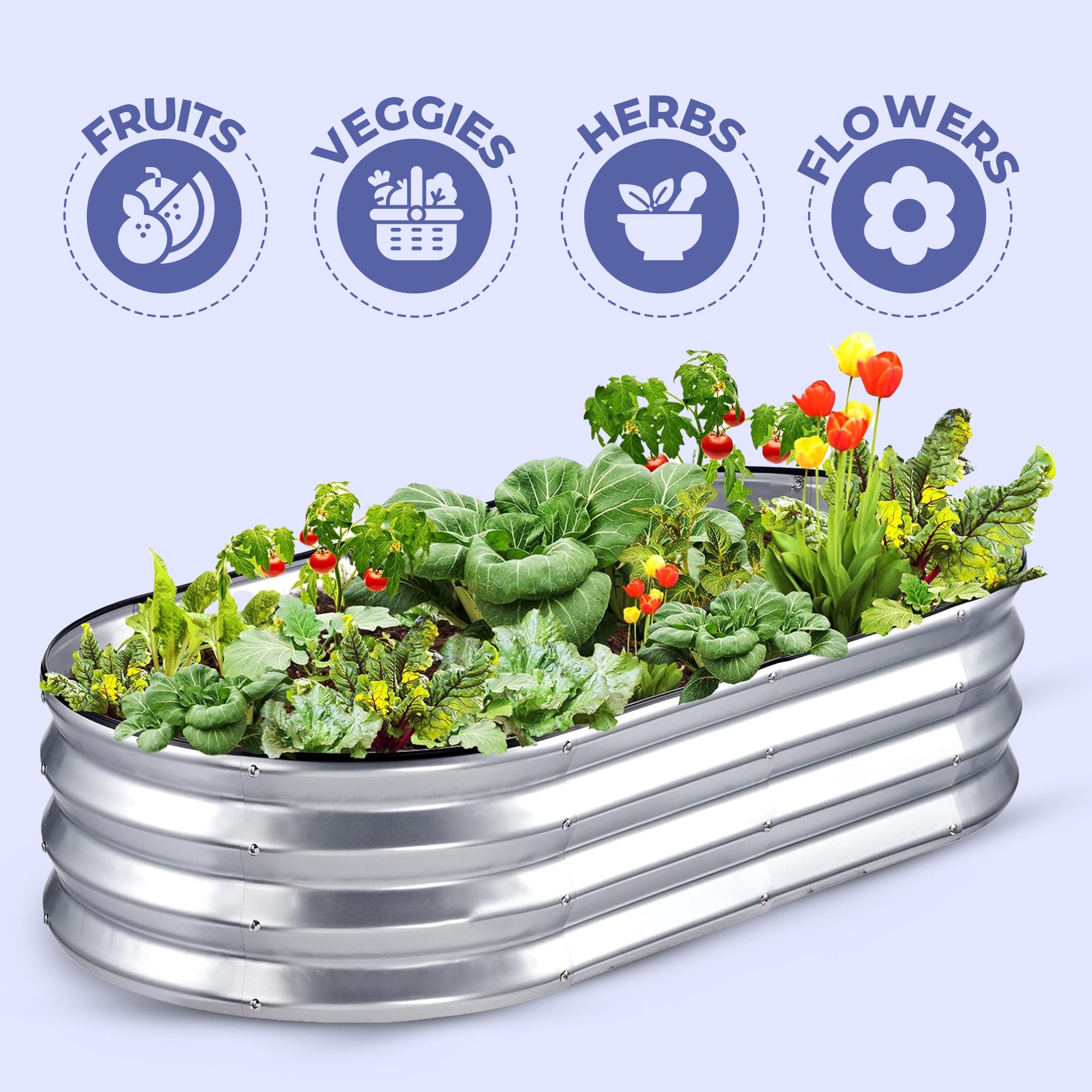 Carré potager surélevé acier galvanisé robuste – Image 11