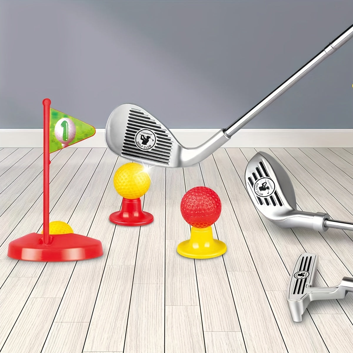 Set de Golf Junior - Clubs Ajustables Cibles Intérieur Extérieur – Image 5