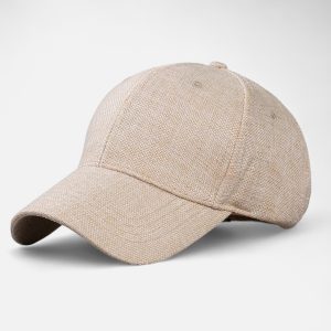Casquette respirante unisexe lin coton style décontracté