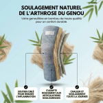 Genouillère Bambou Élastique Protection Genou Sport et Douleur