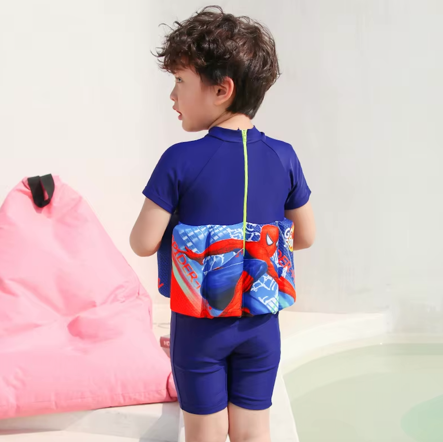 Gilet de natation enfant 3 en 1 – Aide à la nage réglable 1 à 6 ans – Image 19