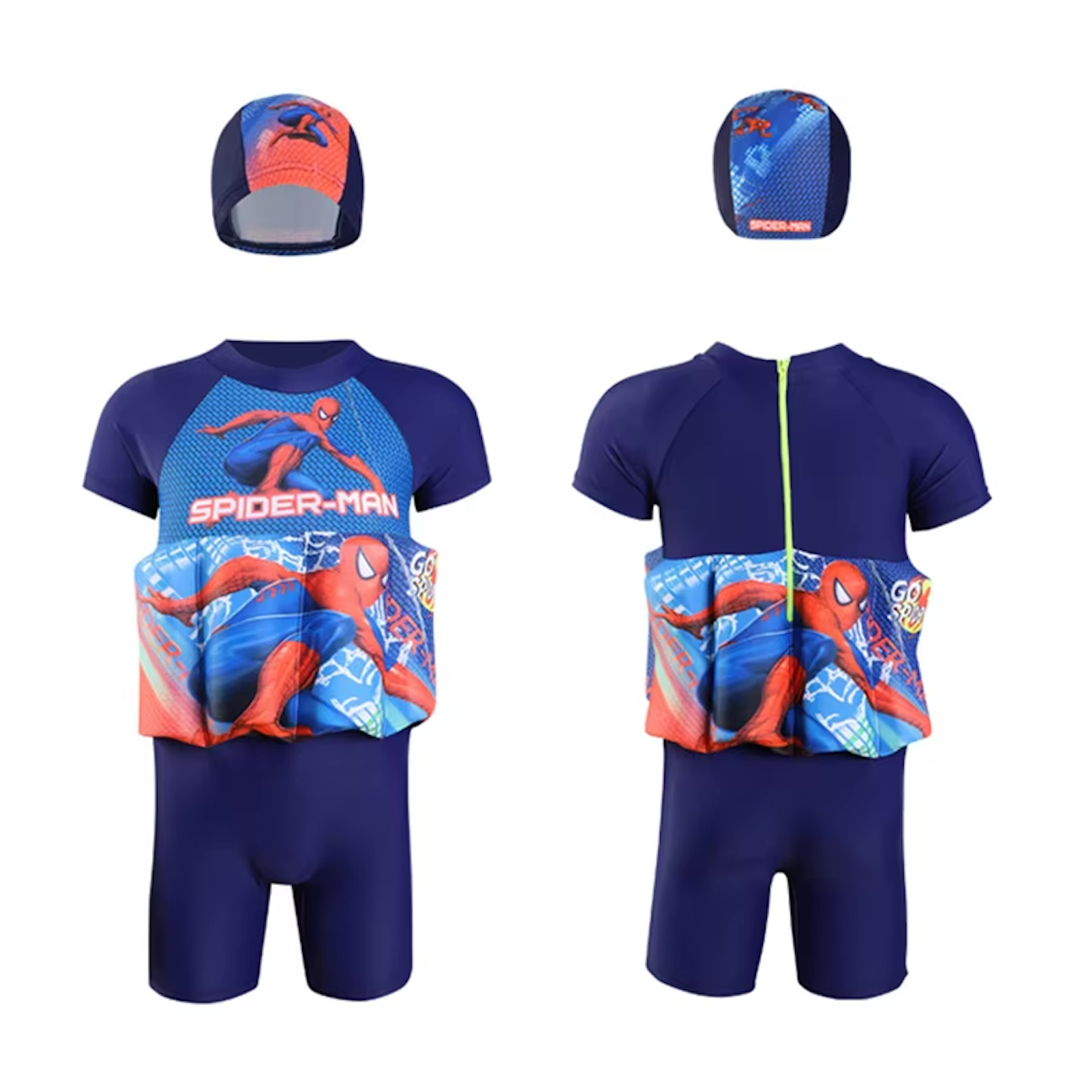 Gilet de natation enfant 3 en 1 – Aide à la nage réglable 1 à 6 ans – Image 13