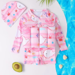 Gilet de natation enfant 3 en 1 – Aide à la nage réglable 1 à 6 ans