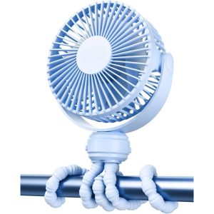 Ventilateur Mini Poussette Portable Sécurisé Bébé Été