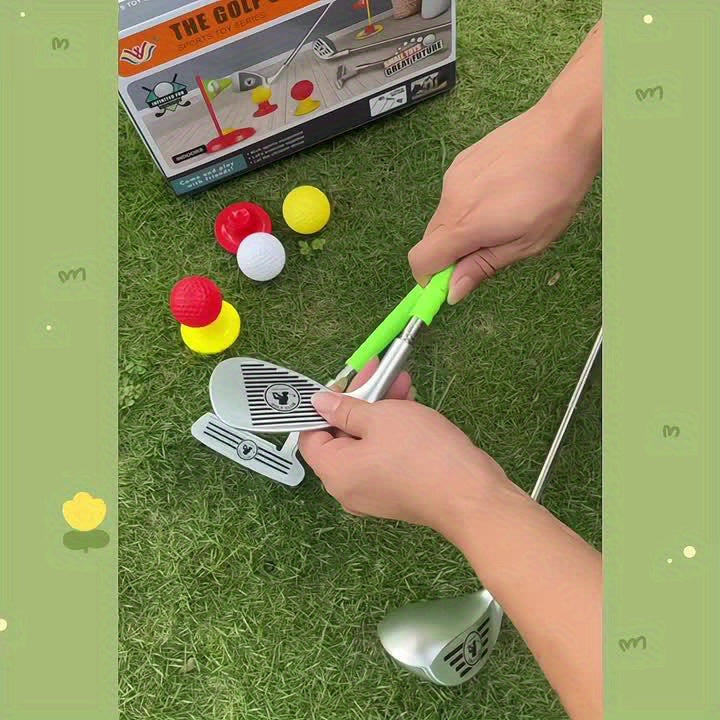 Set de Golf Junior - Clubs Ajustables Cibles Intérieur Extérieur – Image 8
