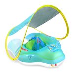 Bouée de natation enfant avec pare-soleil UPF50+ sécurisée