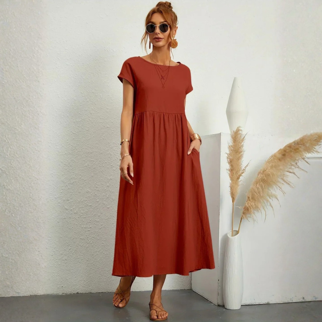 Robe femme maxi légère respirante pour l'été – Image 10
