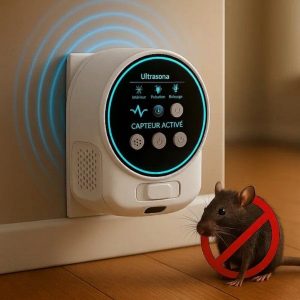Répulsif ultrason rongeurs silencieux maison jardin