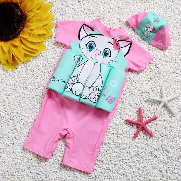 Gilet de natation enfant 3 en 1 – Aide à la nage réglable 1 à 6 ans – Image 9