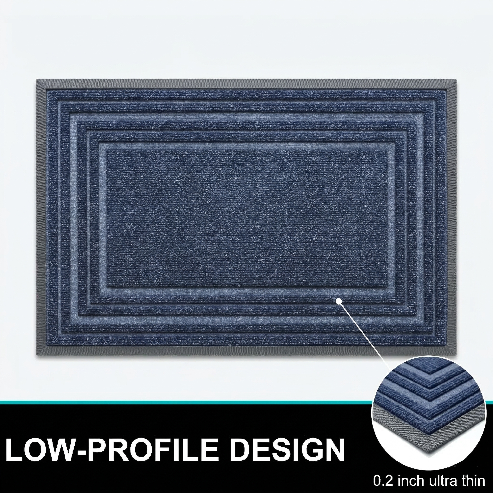 Paillasson Antidérapant Lavable Intérieur Extérieur Propre – Image 15