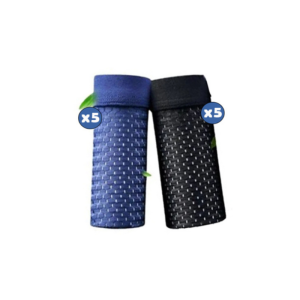 5x Schwarz + 5x Blau