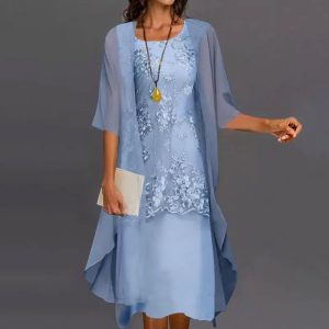 Ensemble deux pièces femme en mousseline élégante