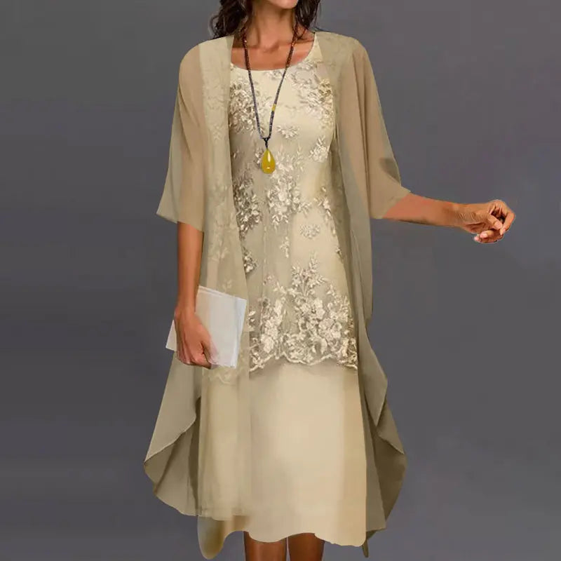 Ensemble deux pièces femme en mousseline élégante – Image 3