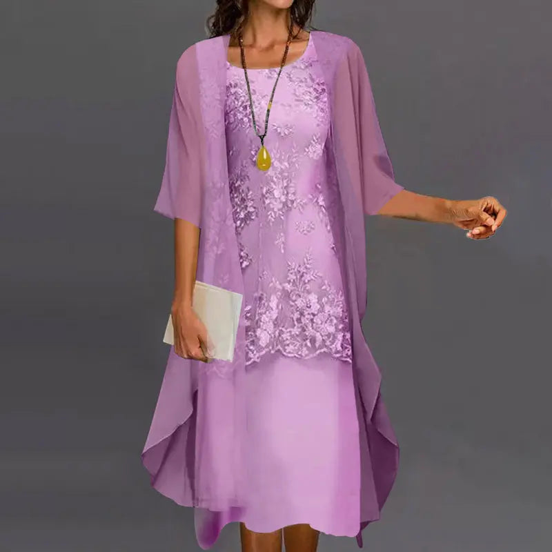 Ensemble deux pièces femme en mousseline élégante – Image 4