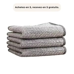Éponges métalliques résistantes pour la cuisine