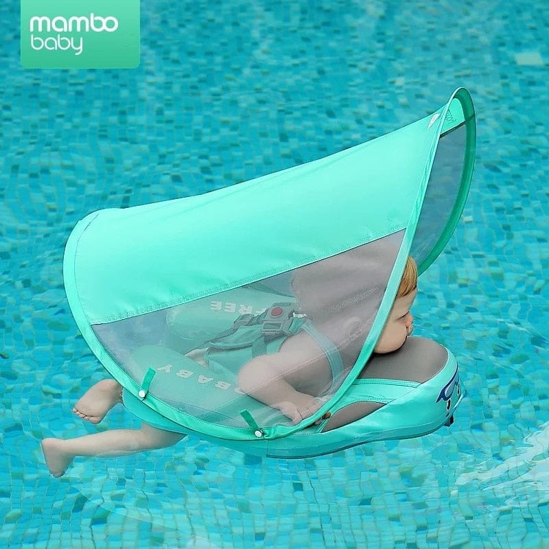 Flotteur Bébé Piscine Sécurisé Anti-UV Toit Amovible – Image 8