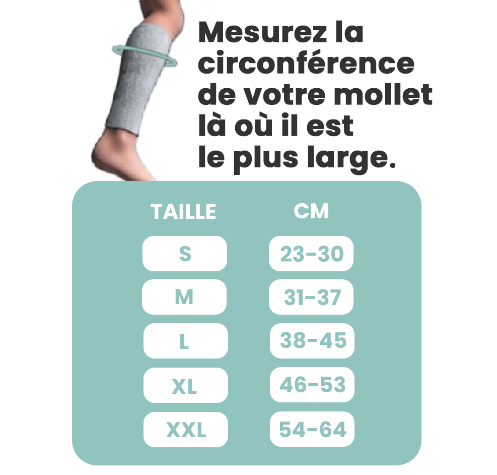 Manchon de compression tibial bambou anti-douleur et périostite tibiale – Image 6