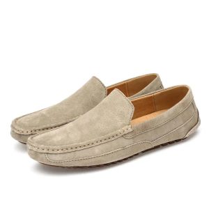 Mocassins Homme Simili Daim Slip-On Élégants Polyvalents