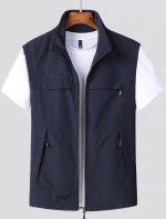 Veste sans manches homme rapide séchage multi-usages
