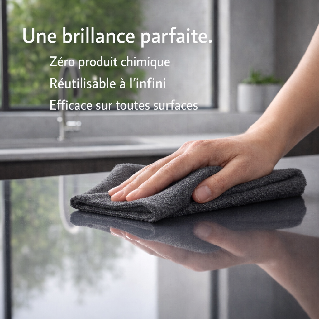 Chiffon microfibre multi-usages – Nettoyage sans effort – Image 2