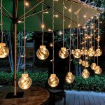 Rideau Lumineux LED Extérieur Étanche Déco Jardin Fêtes