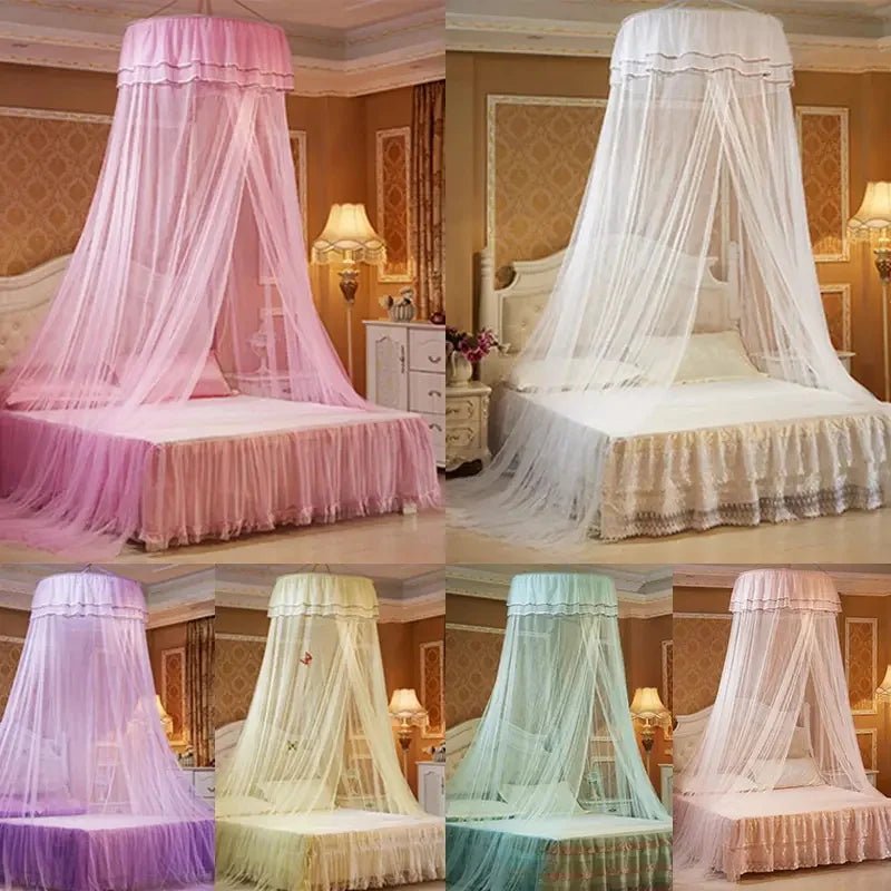 Moustiquaire de lit dôme avec papillons lumineux pour chambre – Image 6
