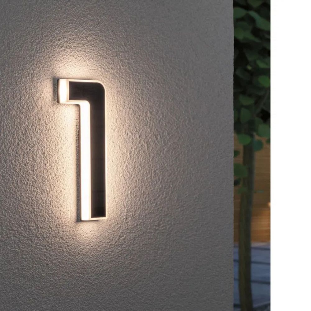 Numéro de Maison Solaire LED – Éclairage Extérieur – Image 2