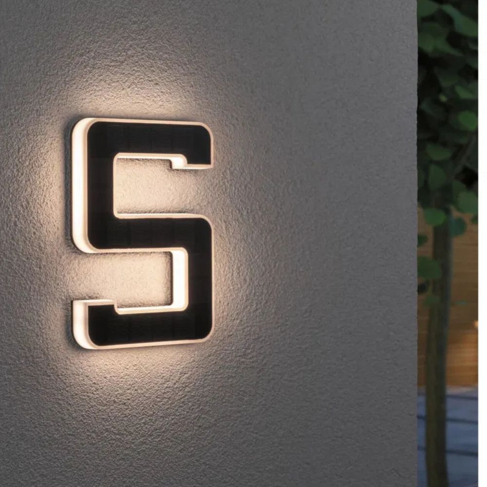 Numéro de Maison Solaire LED – Éclairage Extérieur – Image 6