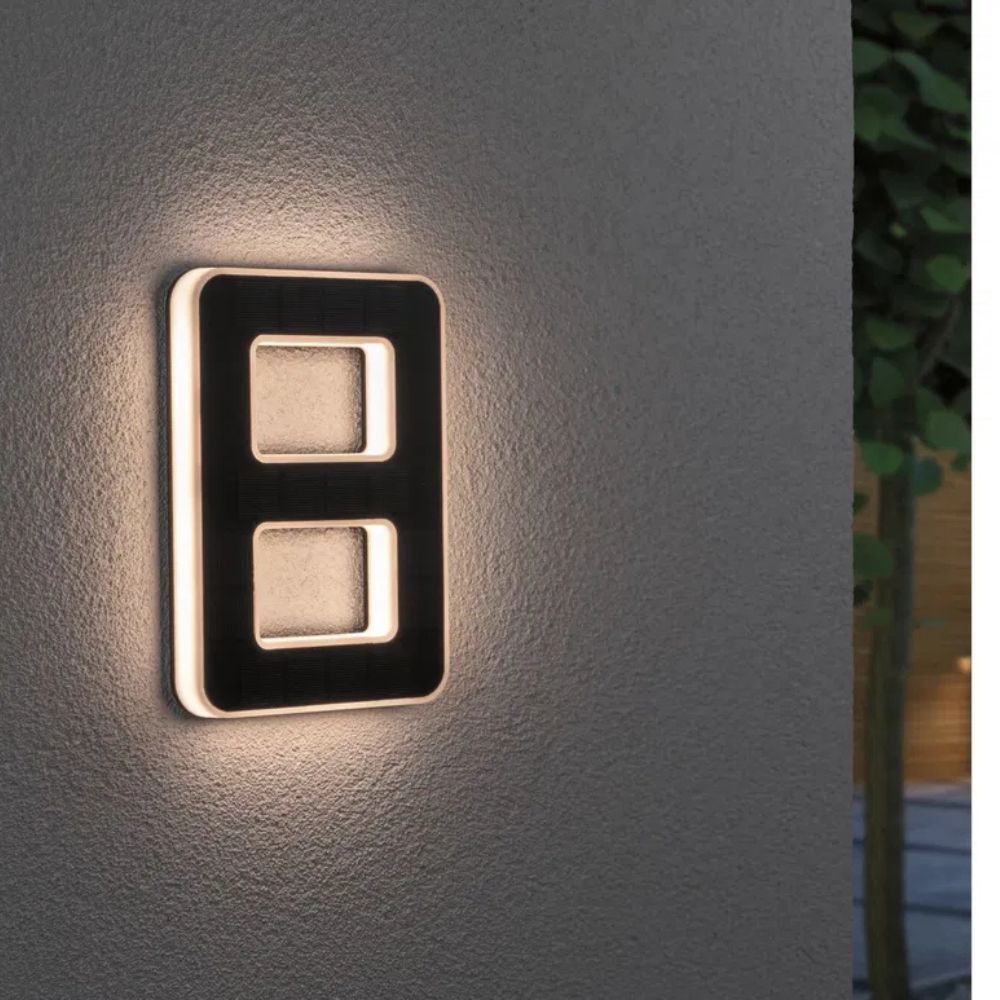 Numéro de Maison Solaire LED – Éclairage Extérieur – Image 9