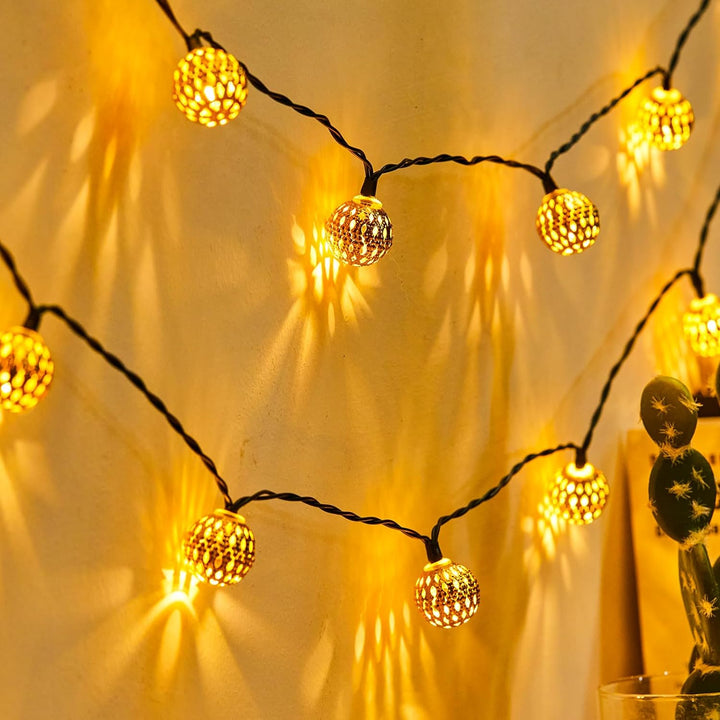 Guirlande Solaire Globes Lumineux Décoration Extérieure Jardin – Image 2
