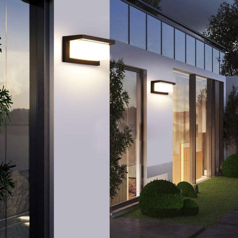 Applique jardin aluminium détecteur de passage – Image 2