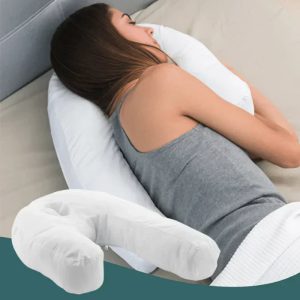 Oreiller ergonomique mémoire de forme pour dormeur latéral