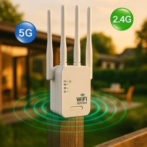 Amplificateur WiFi Extérieur Anti-Zone Blanche Jardin Maison