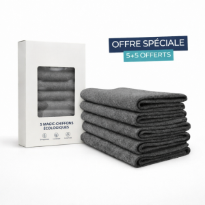 Chiffon microfibre multi-usages – Nettoyage sans effort
