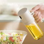 Pulvérisateur Huile Verre Borosilicate 250ml pour Cuisine Saine