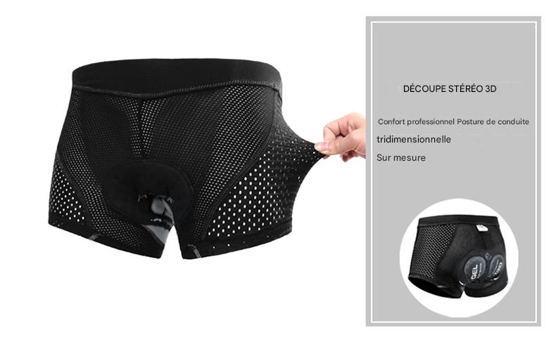 Cuissard vélo homme rembourré gel 5D confort cyclisme – Image 11