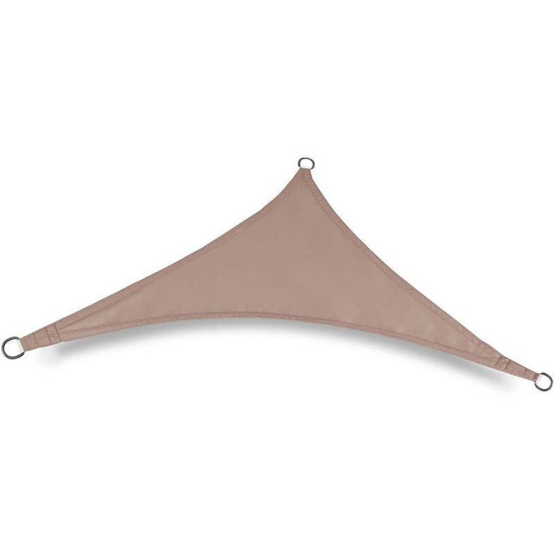 Voile d'Ombrage Triangulaire Taupe – Terrasse Jardin-imperméable – Image 5