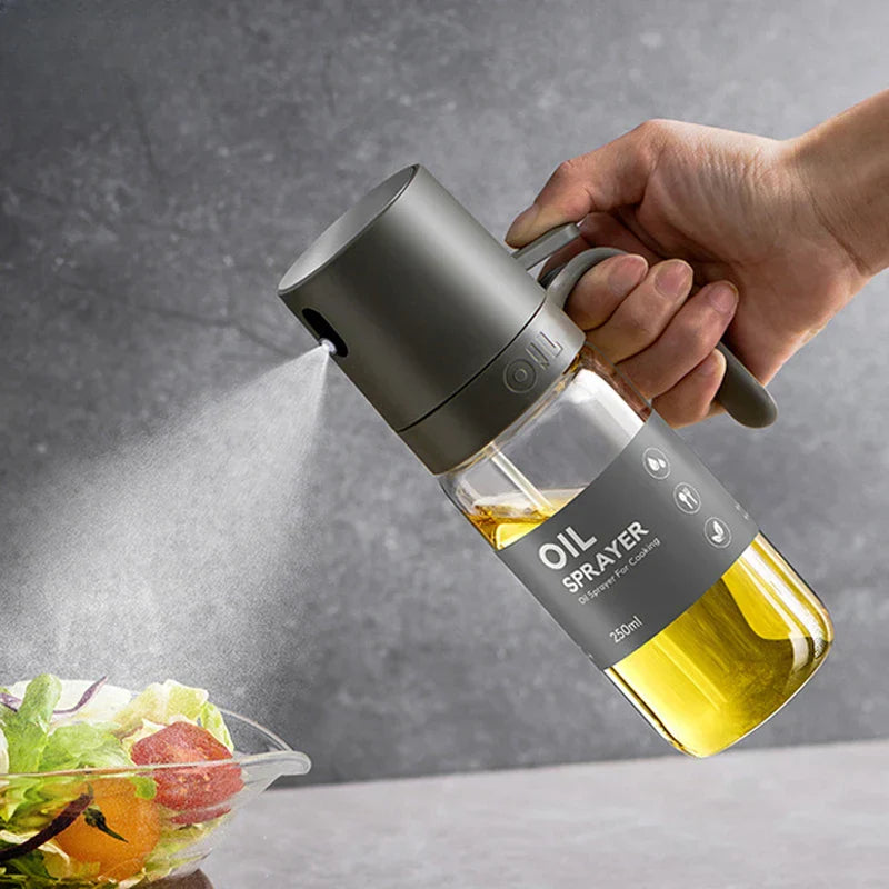 Pulvérisateur Huile Verre Borosilicate 250ml pour Cuisine Saine – Image 3