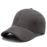 Casquette velours côtelé tendance unisexe