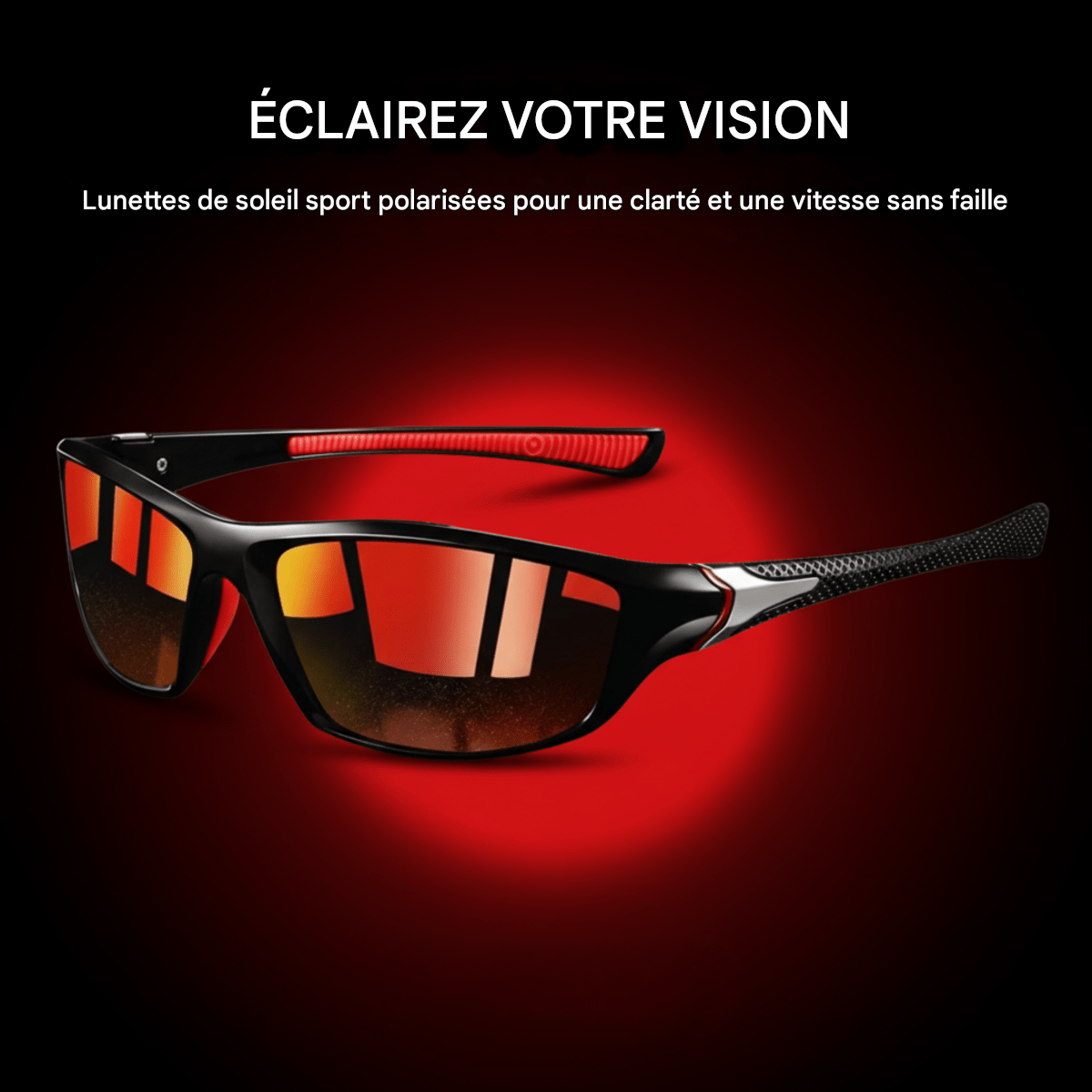 Lunettes Polarisées UV400 Sport Vision Claire Confort – Image 4