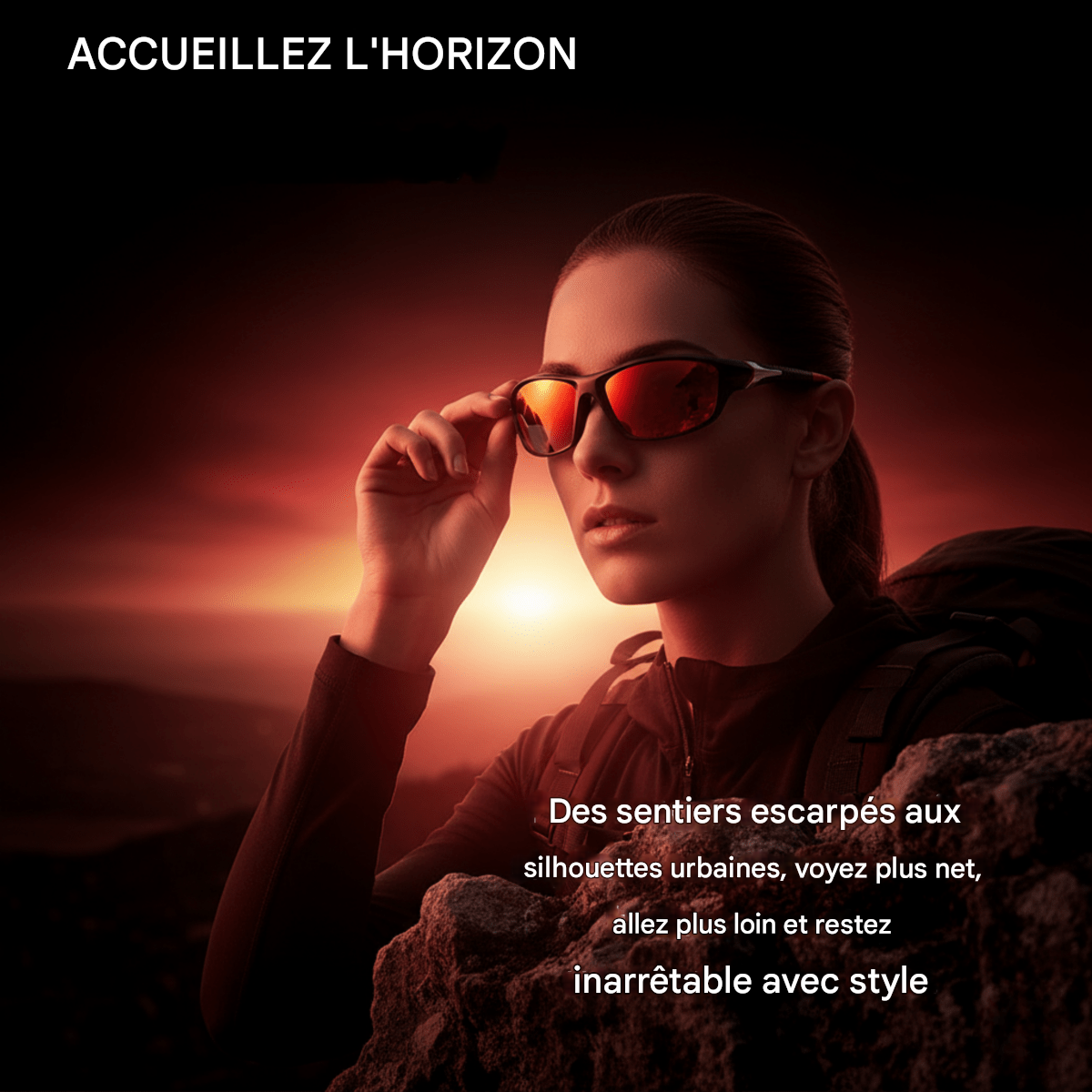 Lunettes Polarisées UV400 Sport Vision Claire Confort – Image 3