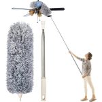 Dépoussiéreur télescopique long manche lavable