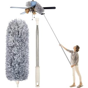 Dépoussiéreur télescopique long manche lavable