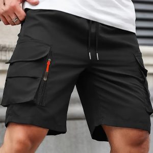 Short Cargo Homme Léger – Poches Zippées