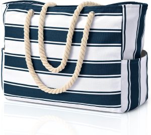 Rayures bleu foncé